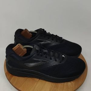 Brooks Addiction 14 Running Shoes- Mens- Size 12 2E-Black Gray-Athletic Sneaker
